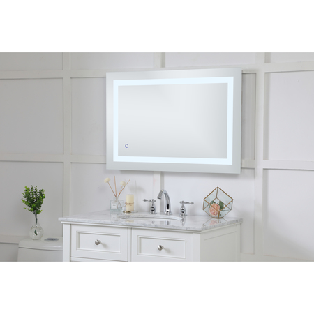 Elegant Decor Helios 24" X 36" Hardwired Led Mirror W/Touch Sensor And Color Chngng MRE12436